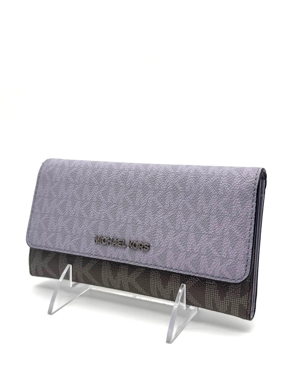 Michael Kors Large Jet Set Travel Trifold Wallet - Lilac